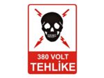 380 Volt Tehlike Levhası