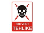 380 Volt Tehlike Levhası