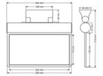 Acil Çıkış Yönlendirme Armatürü Sürekli Yanan 40x240x170mm