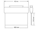 Acil Çıkış Yönlendirme Armatürü Sürekli Yanan 55x340x290mm