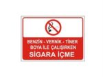 Benzin Vernik Tiner Boya İle Çalışırken Sigara İçme