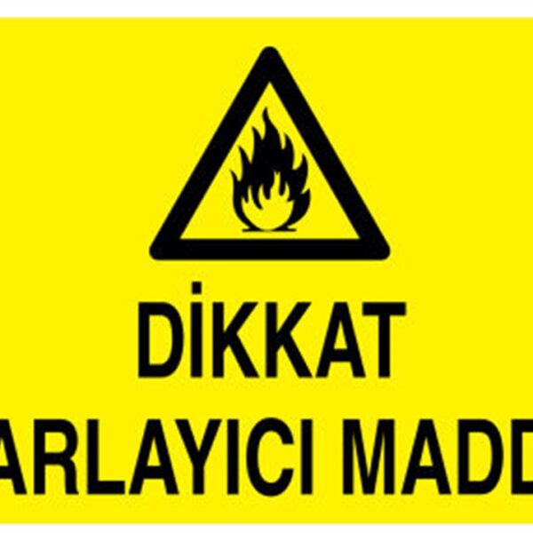 Dikkat Parlayıcı Madde Levhası