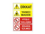 Dikkat Yanıcı Madde Levhası