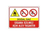 Doğalgaz Sigara İçilmez Açık Ateşle Yaklaşma