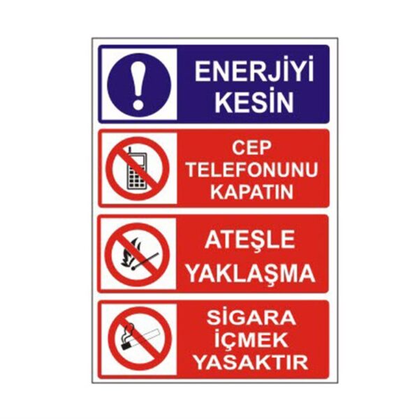 Enerjiyi Kesin Levhası