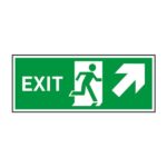 Exit Sağ Yukarı Ok FotolümenliAcil Çıkış Levhaları