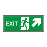 Exit Sağ Yukarı Ok FotolümenliAcil Çıkış Levhaları