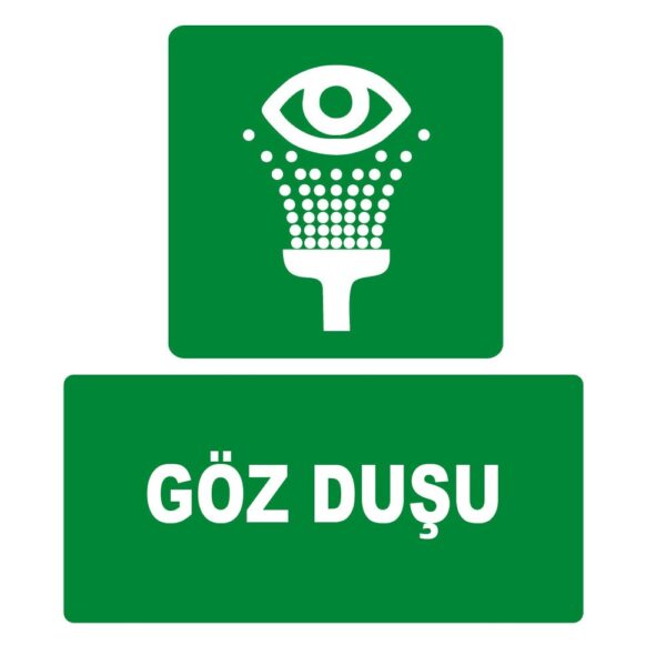 Göz Duşu Levhası