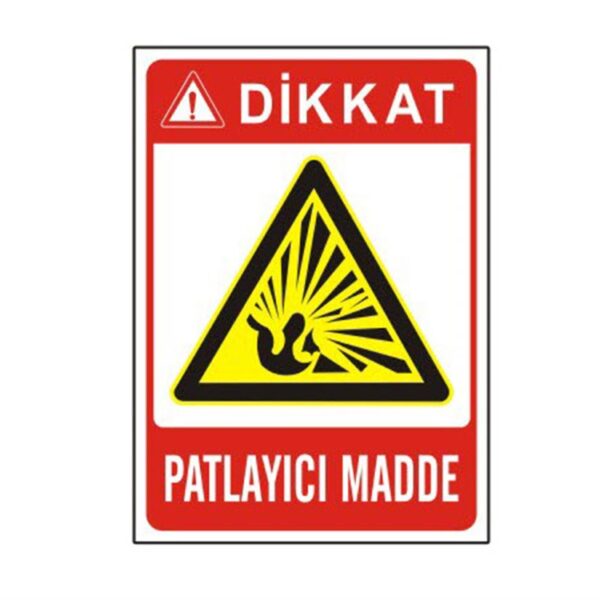 Patlayıcı Madde Levhası