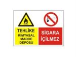 Tehlike Kimyasal Madde Deposu Sigara İçilmez