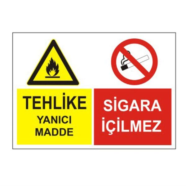 Tehlike Yanıcı Madde Sigara İçilmez