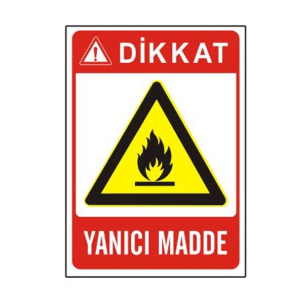 Yanıcı Madde Levhası