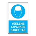 Yükleme Yaparken Baret TakKafa Koruma - Baret